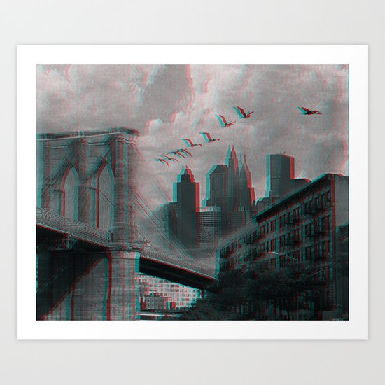 NYC 3D Art Print
