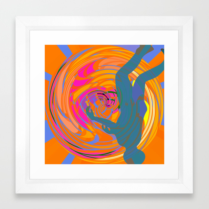 Head Down In The Tunnel Framed Art Print By Malivargas Society6
