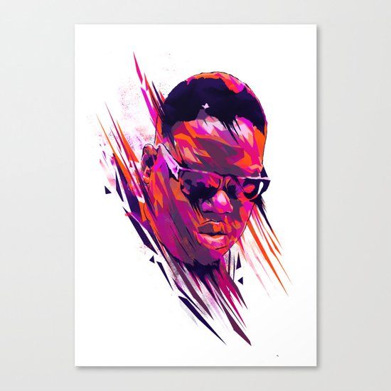 The Notorious B.I.G: Dead Rappers Serie Canvas Print