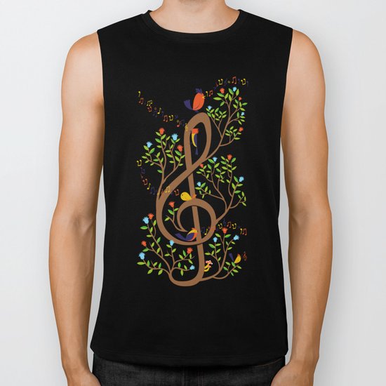 Song birds Biker Tank