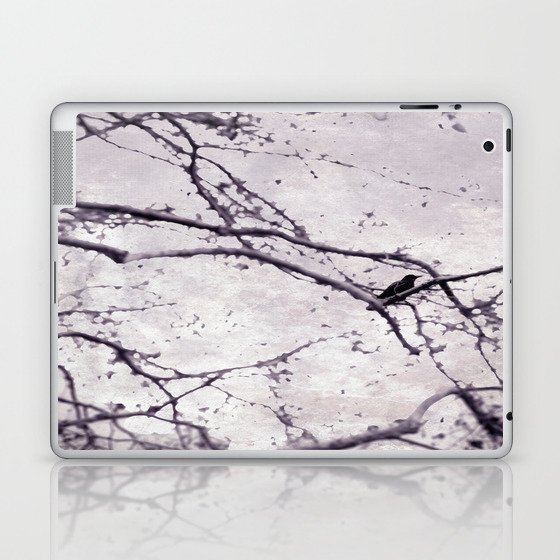 Winter Crow Laptop & iPad Skin