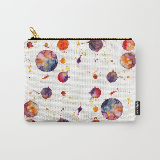 watercolor bubbles Carry-All Pouch