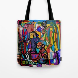 INSTRUCTION TO THE BELIEVERS: DREAM OF TRAINS (NO REST FOR THE WEARY) Tote Bag