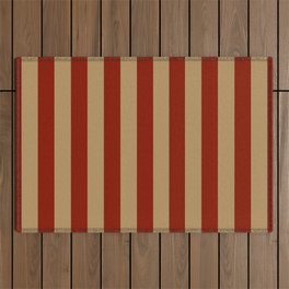 RED & SAND Outdoor Rug