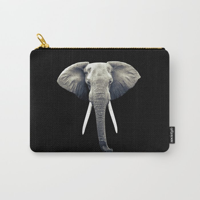Elephant Portrait Carry-All Pouch
