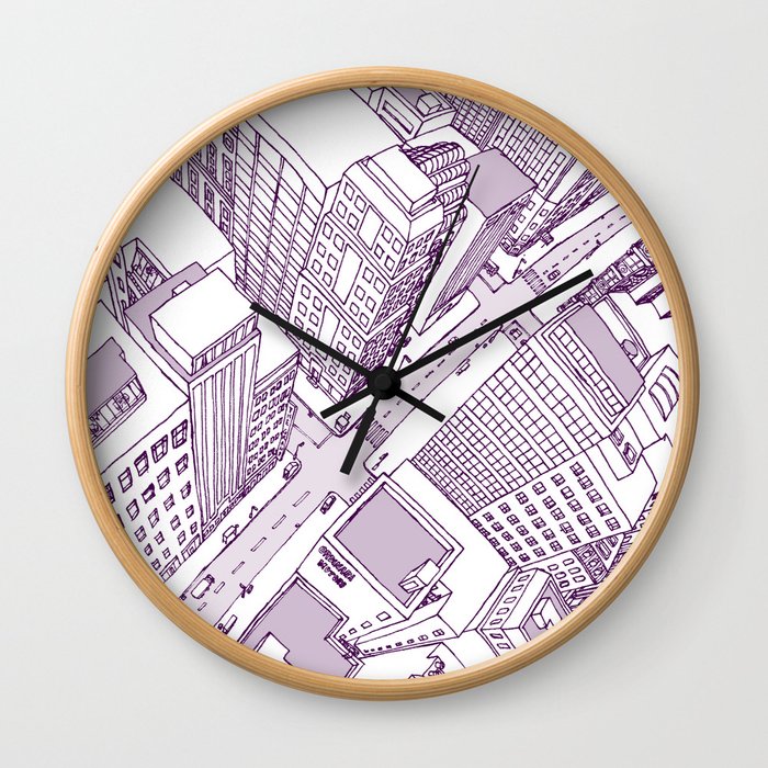 The Watched City Wall Clock