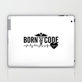Born To Code Medical Coder Programmer ICD Coding Laptop Skin