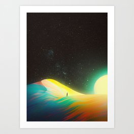 The Source Of Happiness Art Print