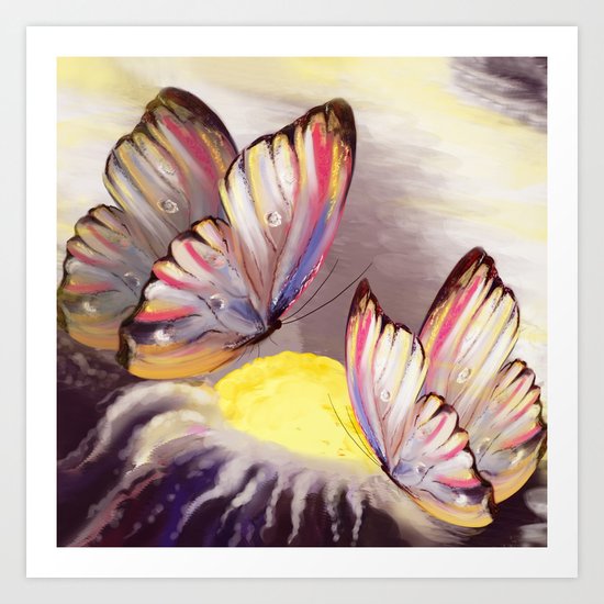 Butterflies Art Print
