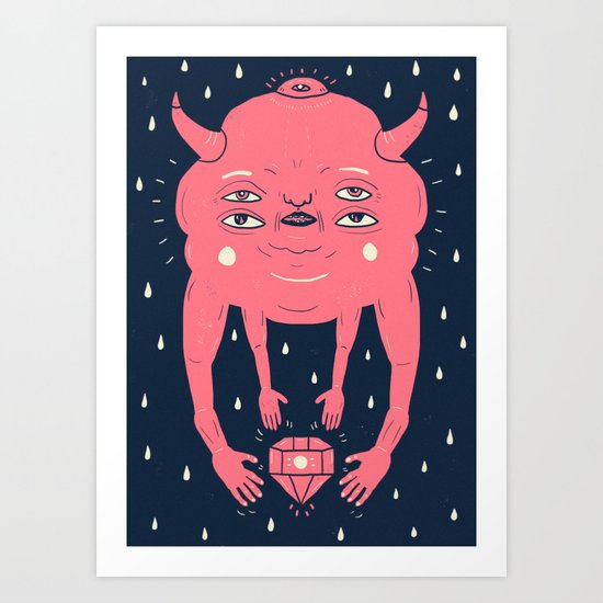 Cloud and Diamond I Art Print