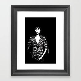 My heart's in pieces, but it still works Framed Art Print
