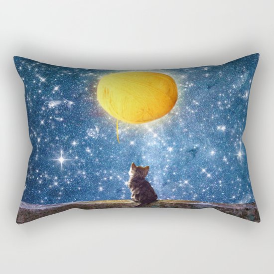 A Yarn of Moon Rectangular Pillow