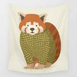 Whimsical Red Panda Wall Tapestry