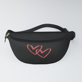 Heart Couple Fanny Pack