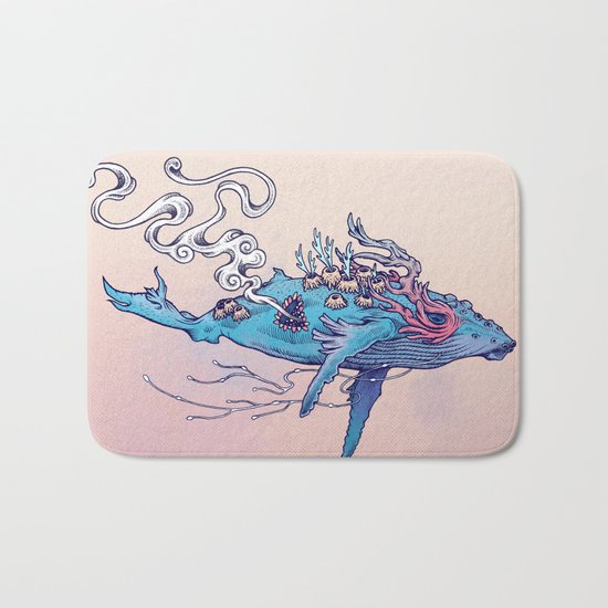 The Last Whale Bath Mat