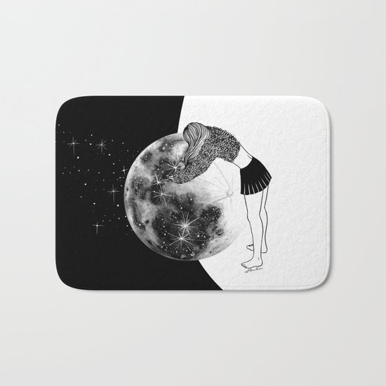 Waiting For The Night Bath Mat