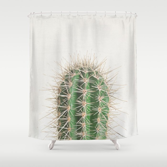 Cactus Shower Curtain By Cassiabeck Society6 Cactus Shower Curtain