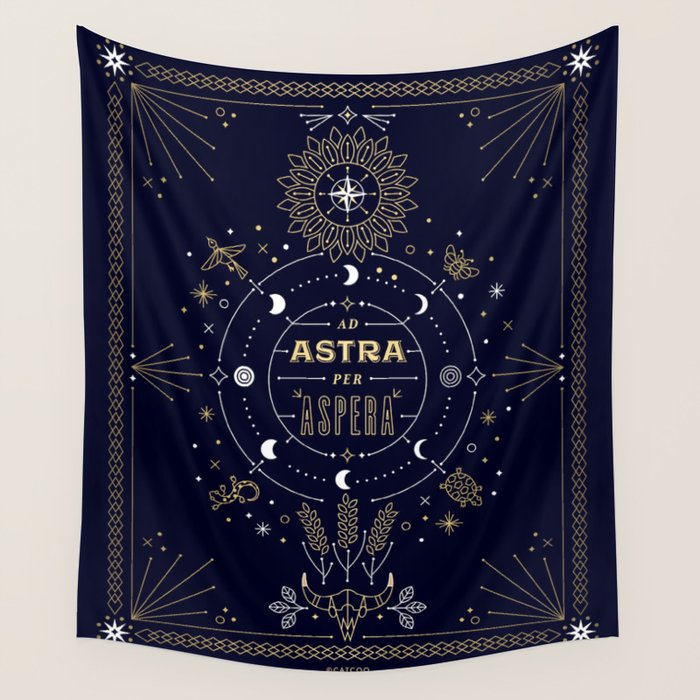 Ad Astra Per Aspera Poster by Cat Coquillette | Society6