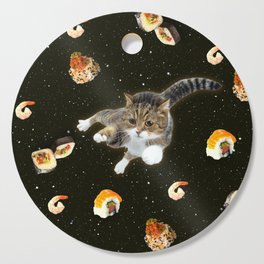 Sushi Cat In Spaaaace  Cutting Board