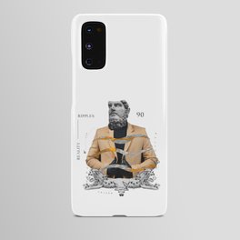 Statue collage with lions Android Case