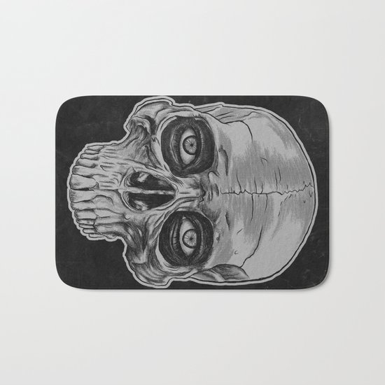 Behind the skull Bath Mat