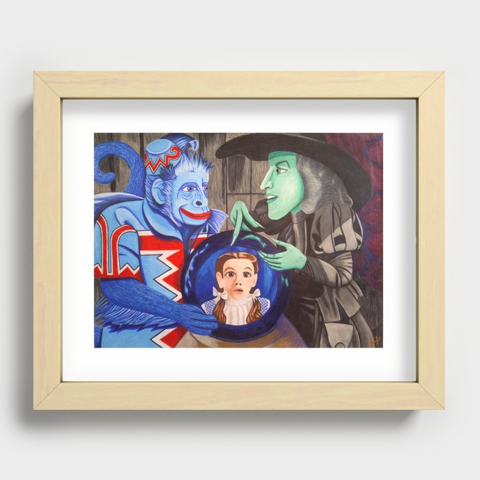 Wicked Witch Recessed Framed Print