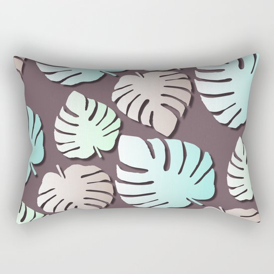 Palm Leaves Rectangular Pillow