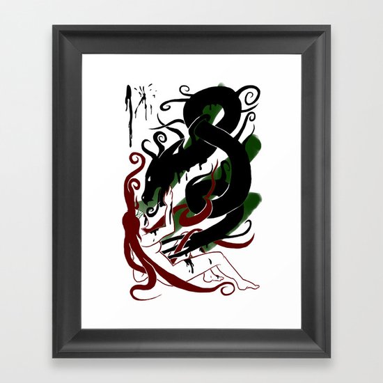 The Better Demons of our Nature Framed Art Print