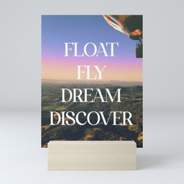 FLOAT FLY DREAM DISCOVER Mini Art Print