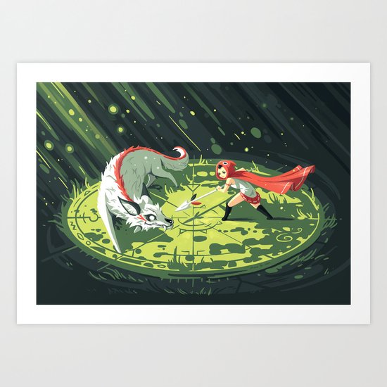Duel Art Print
