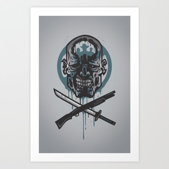 Dead Men Walking Art Print
