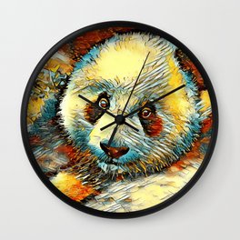 AnimalArt_Panda_20170601_by_JAMColorsSpecial Wall Clock