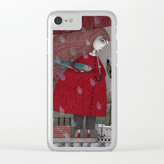 At the Harbor Clear iPhone Case