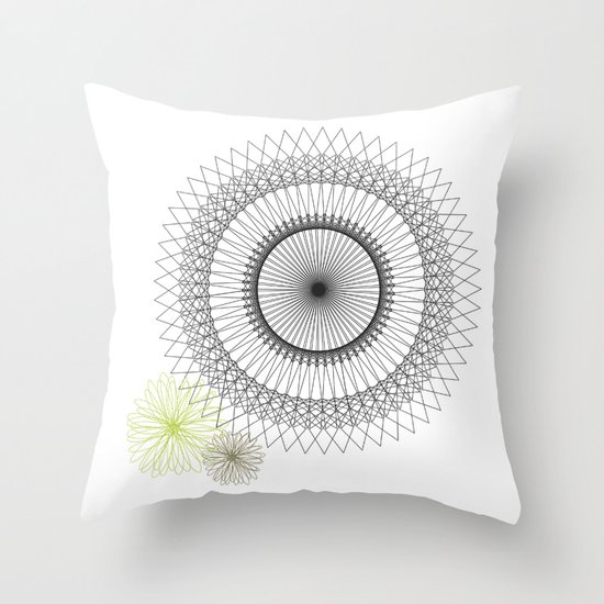 Modern Spiro Art #2 Throw Pillow