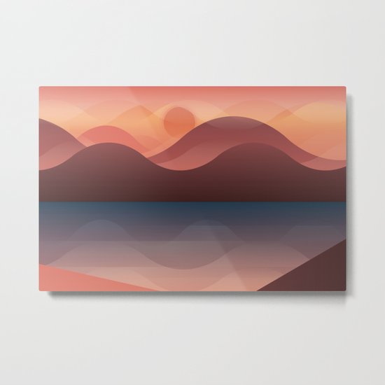 Lakeside Metal Print