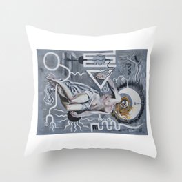 Mechanics of Consciousness • Christ Two • 2015 Throw Pillow