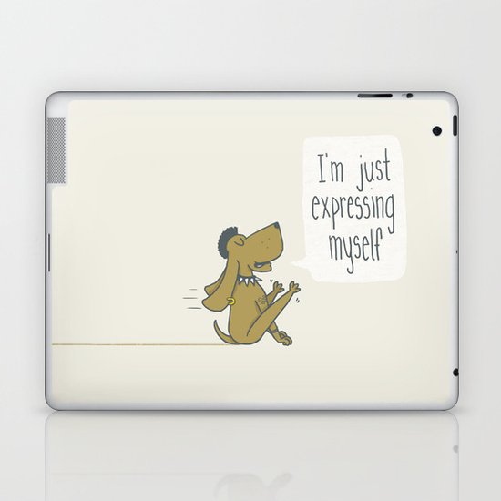 Dog Expression Laptop & iPad Skin