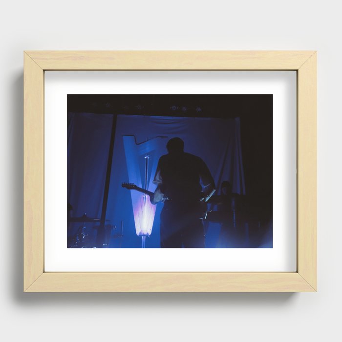 Lauv on stage Recessed Framed Print