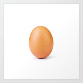 Egg of Instagram Art Print