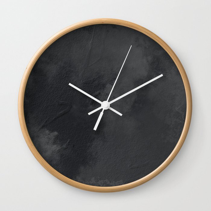 Dark Grey Wall Wall Clock