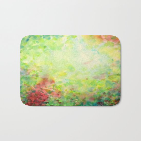 Green Mystical Spring Bath Mat