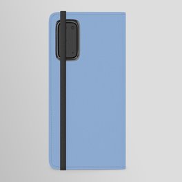 SUMMER BLUE SOLID COLOR. Plain Light Pastel Blue Android Wallet Case