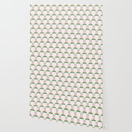 Christmas Elf Pattern Wallpaper