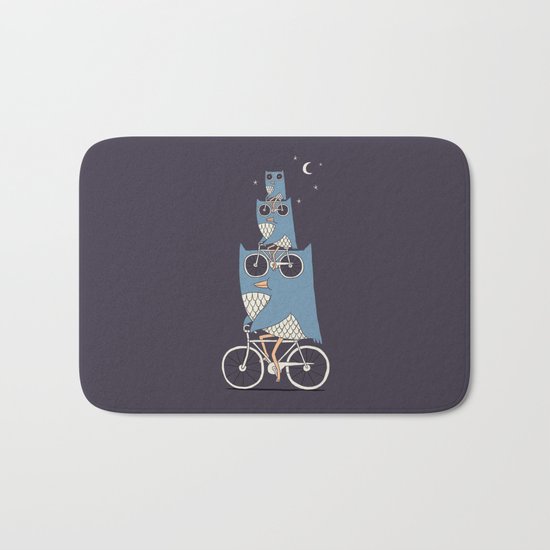 Night Rider Bath Mat