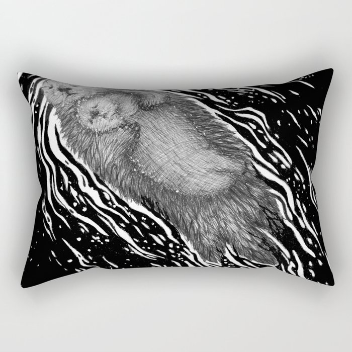 Sweet Dreams, Little Otter Rectangular Pillow