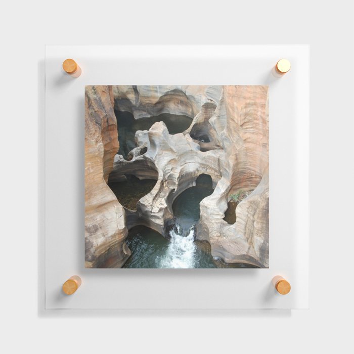 South Africa Photography - Bourke's Luck Potholes Floating Acrylic Print