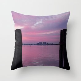 Heart on a Shoestring Throw Pillow