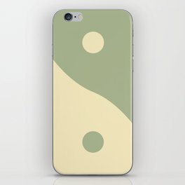 Yin Yang Green iPhone Skin