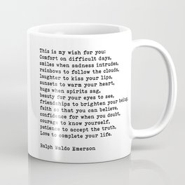 This Is My Wish For You, Ralph Waldo Emerson Quote Mug
