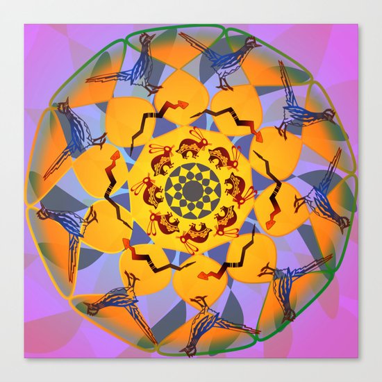 Animal Mandala Canvas Print
